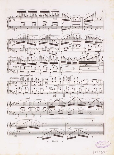 Augurio di felicità : improvviso per pianoforte / di Filippo Fasanotti