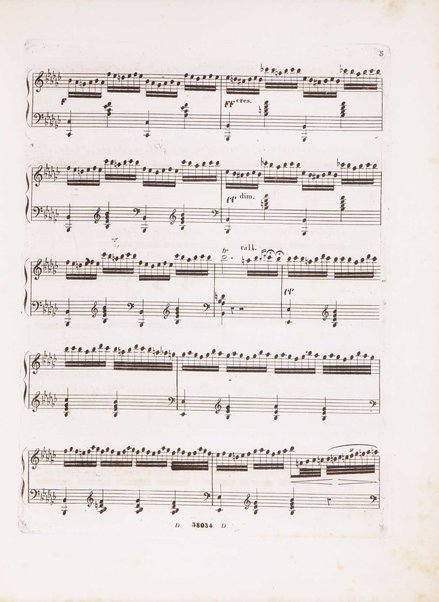 La demente : melodie e studio per pianoforte : op. 72 / di S. Giannini
