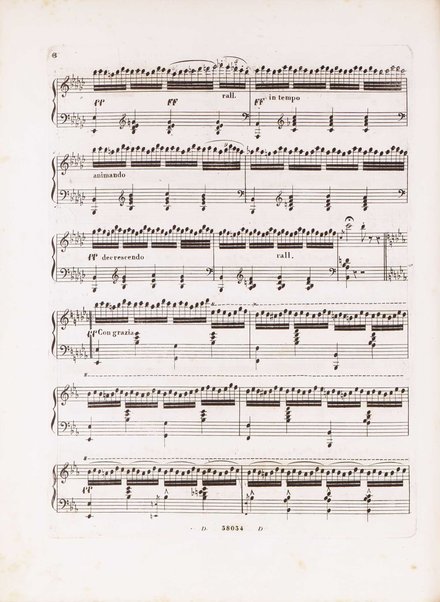 La demente : melodie e studio per pianoforte : op. 72 / di S. Giannini
