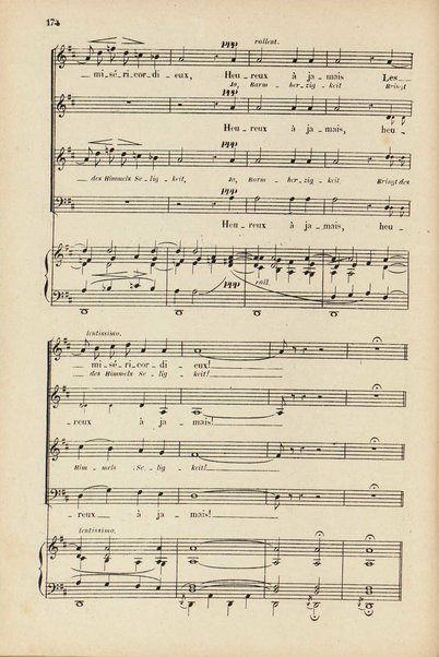 Les beatitudes : d'après l'Évangile / poëme de madame Colomb et traduction allemande de G. Fr. Reiss ; musique de César Franck