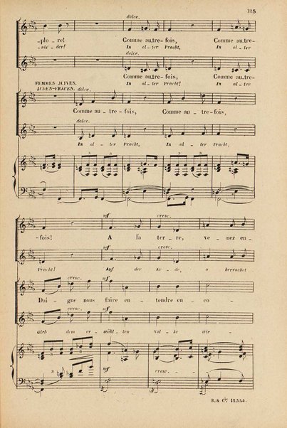 Les beatitudes : d'après l'Évangile / poëme de madame Colomb et traduction allemande de G. Fr. Reiss ; musique de César Franck