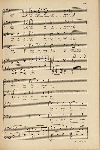 Les beatitudes : d'après l'Évangile / poëme de madame Colomb et traduction allemande de G. Fr. Reiss ; musique de César Franck