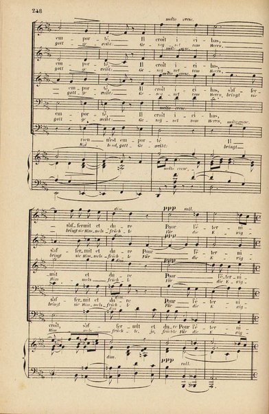 Les beatitudes : d'après l'Évangile / poëme de madame Colomb et traduction allemande de G. Fr. Reiss ; musique de César Franck