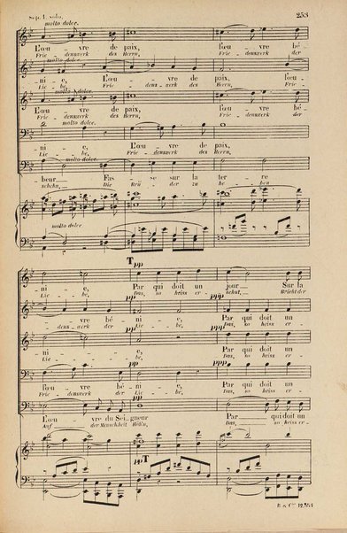 Les beatitudes : d'après l'Évangile / poëme de madame Colomb et traduction allemande de G. Fr. Reiss ; musique de César Franck