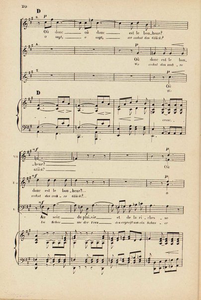 Les beatitudes : d'après l'Évangile / poëme de madame Colomb et traduction allemande de G. Fr. Reiss ; musique de César Franck