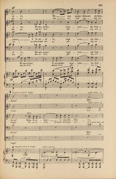 Les beatitudes : d'après l'Évangile / poëme de madame Colomb et traduction allemande de G. Fr. Reiss ; musique de César Franck