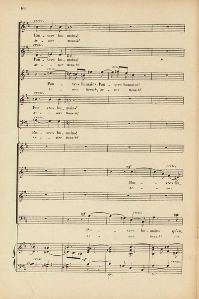 Les beatitudes : d'après l'Évangile / poëme de madame Colomb et traduction allemande de G. Fr. Reiss ; musique de César Franck