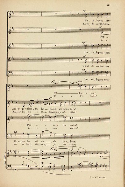 Les beatitudes : d'après l'Évangile / poëme de madame Colomb et traduction allemande de G. Fr. Reiss ; musique de César Franck