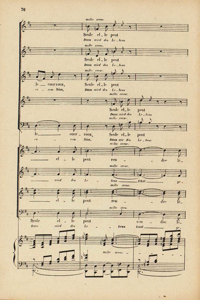 Les beatitudes : d'après l'Évangile / poëme de madame Colomb et traduction allemande de G. Fr. Reiss ; musique de César Franck