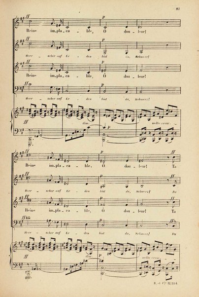 Les beatitudes : d'après l'Évangile / poëme de madame Colomb et traduction allemande de G. Fr. Reiss ; musique de César Franck