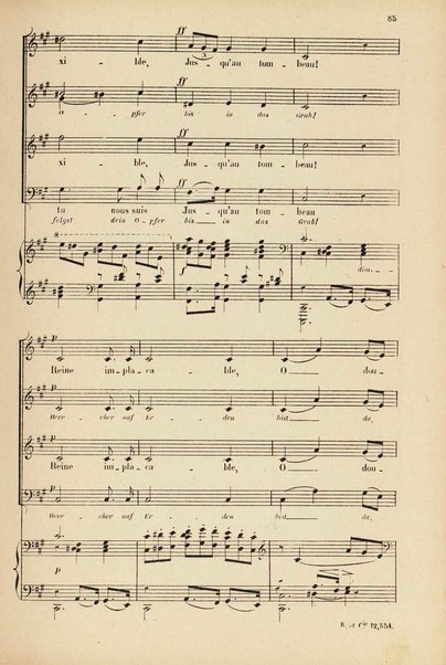 Les beatitudes : d'après l'Évangile / poëme de madame Colomb et traduction allemande de G. Fr. Reiss ; musique de César Franck