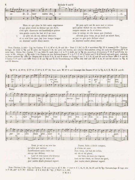 Balladen, Rondeaux und Virelais. 1