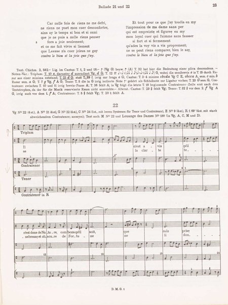 Balladen, Rondeaux und Virelais. 1