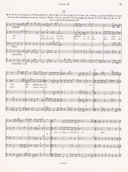 Balladen, Rondeaux und Virelais. 1