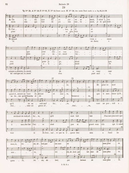 Balladen, Rondeaux und Virelais. 1