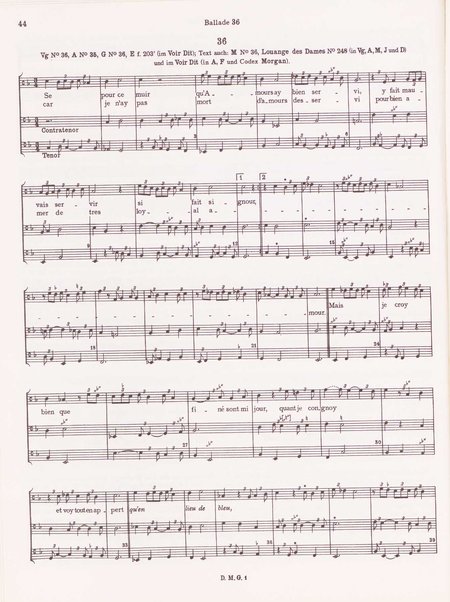 Balladen, Rondeaux und Virelais. 1