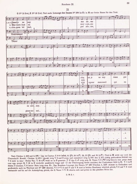 Balladen, Rondeaux und Virelais. 1