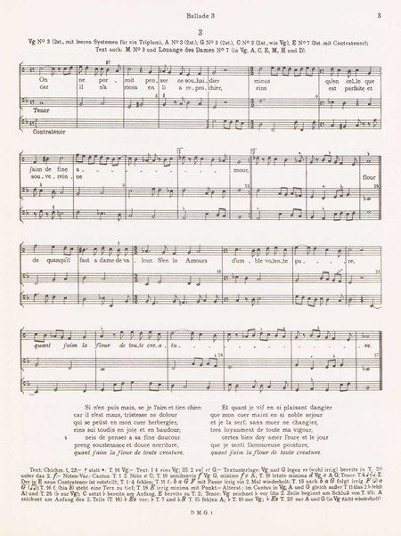 Balladen, Rondeaux und Virelais. 1