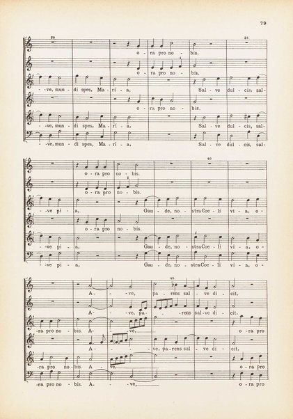 Le litanie a (3), 4, 5, 6 e 8 voci. 20