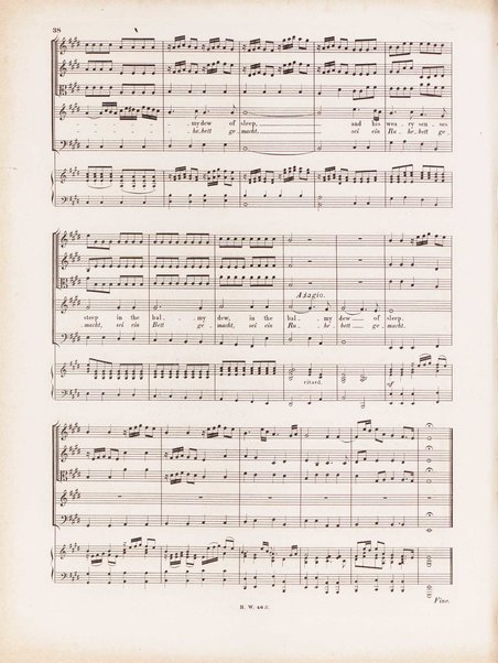 Musical scenes to an english play called Alceste. 46.B