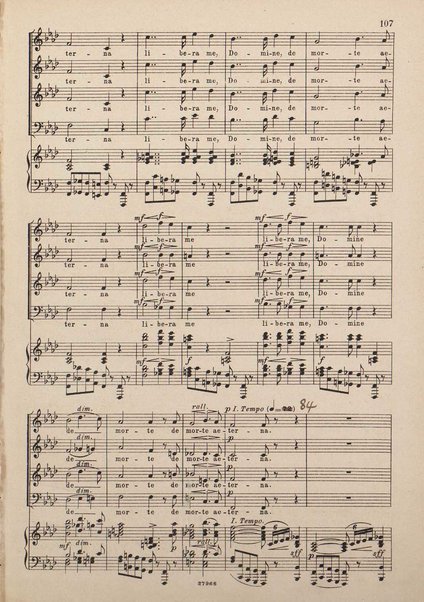 Messa da requiem a coro misto, baritono e orchestra / composta da G. Sgambati