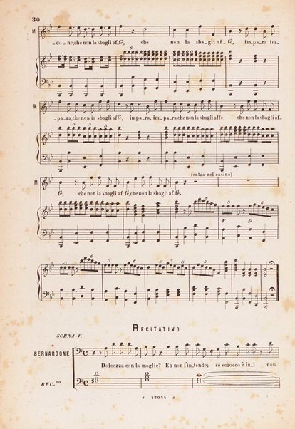 Giannina e Bernardone : dramma giocoso in due atti / musica di Domenico Cimarosa ; riduzione [per canto e pianoforte] del marchese F. D'Arcais