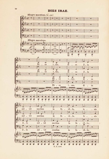 Requiem : (Missa pro defunctis), für Chor und Orchester : c moll / L. Cherubini