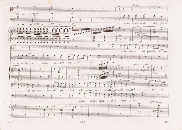 La straniera : melodramma / posto in musica da V. Bellini ; °ridotta con accompagnamento di piano forte dal sig maestro Luigi Truzzi!