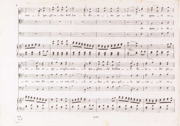 La straniera : melodramma / posto in musica da V. Bellini ; °ridotta con accompagnamento di piano forte dal sig maestro Luigi Truzzi!