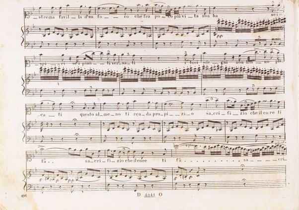 La straniera : melodramma / posto in musica da V. Bellini ; °ridotta con accompagnamento di piano forte dal sig maestro Luigi Truzzi!