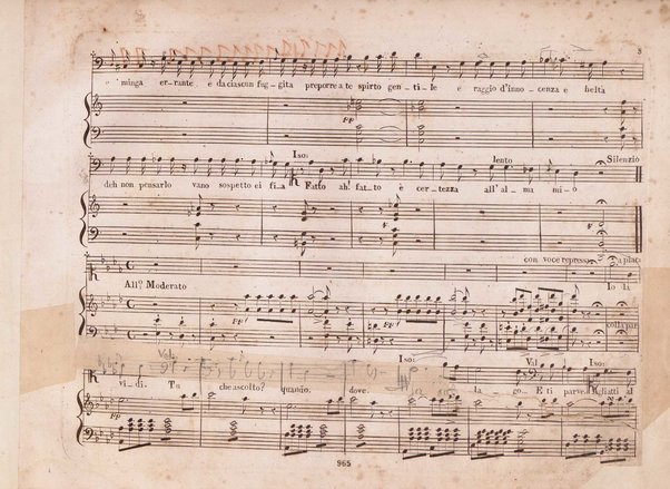 La straniera : melodramma tragico in due atti / musica del m. V. Bellini