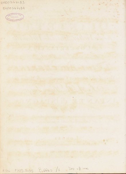 Sei quintetti per due violini, alto, et due violoncelli, concertanti. Violino primo