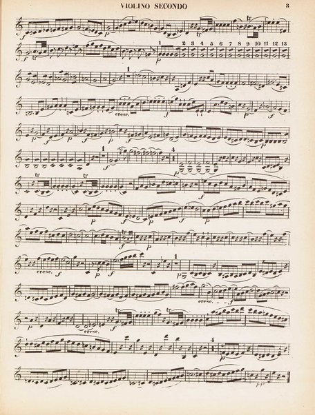 Contient les 5 celèbres quintours no. 4-8. 1 Violino secondo