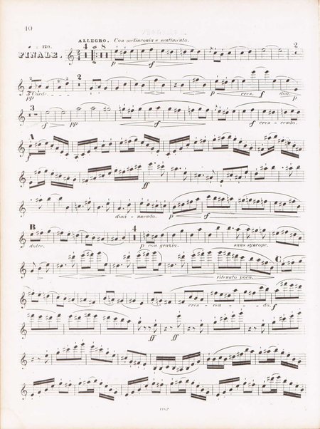 Vingt-troisieme quintetto pour deux violons, alto & deux violoncelles. Violino 1.