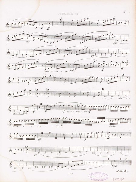 Vingt-troisieme quintetto pour deux violons, alto & deux violoncelles. Violino 2.
