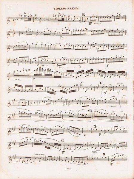 31. quintetto pour deux violons, alto & deux violoncelles. Violino primo