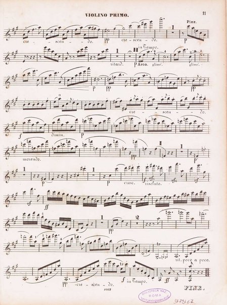 31. quintetto pour deux violons, alto & deux violoncelles. Violino primo