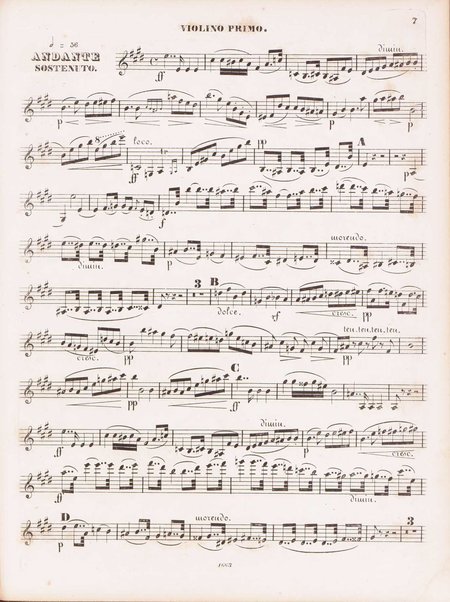 31. quintetto pour deux violons, alto & deux violoncelles. Violino primo