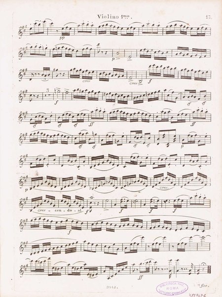 Quintuor pour deux violons, deux altos et violoncelle : oeuvre 18 / composé par Felix Mendelssohn-Bartholdy