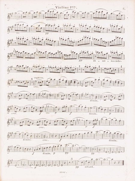 Quintuor pour deux violons, deux altos et violoncelle : oeuvre 18 / composé par Felix Mendelssohn-Bartholdy