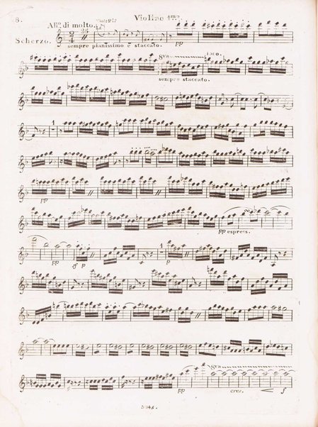 Quintuor pour deux violons, deux altos et violoncelle : oeuvre 18 / composé par Felix Mendelssohn-Bartholdy