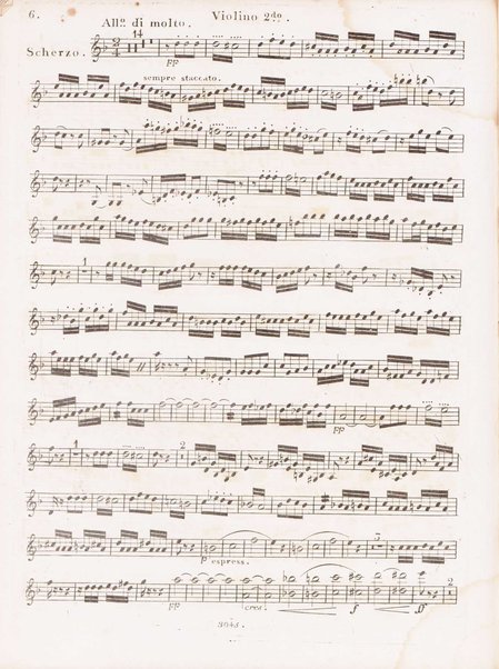 Quintuor pour deux violons, deux altos et violoncelle : oeuvre 18 / composé par Felix Mendelssohn-Bartholdy