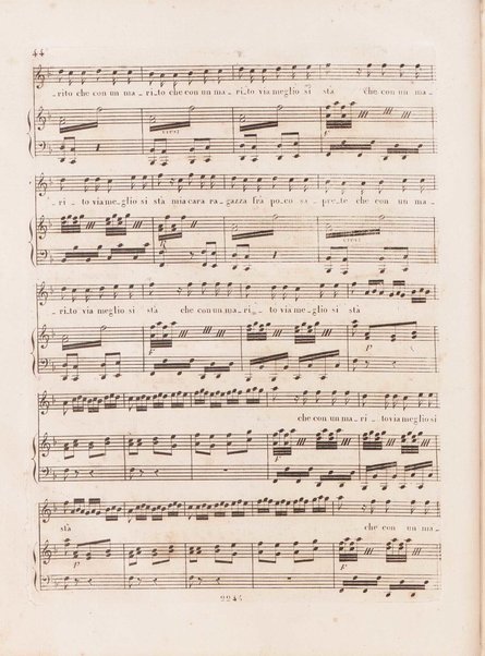 Il matrimonio secreto : opera buffa / del maestro Cimarosa