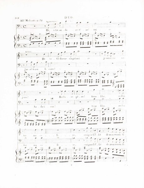 Iphigenie en Aulide : tragédie lyrique en trois actes / musique de Gluck