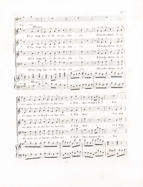 Iphigenie en Aulide : tragédie lyrique en trois actes / musique de Gluck