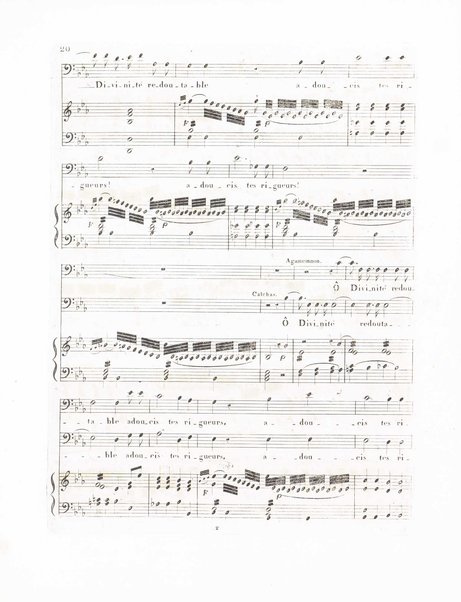 Iphigenie en Aulide : tragédie lyrique en trois actes / musique de Gluck