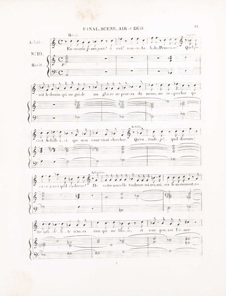 Iphigenie en Aulide : tragédie lyrique en trois actes / musique de Gluck