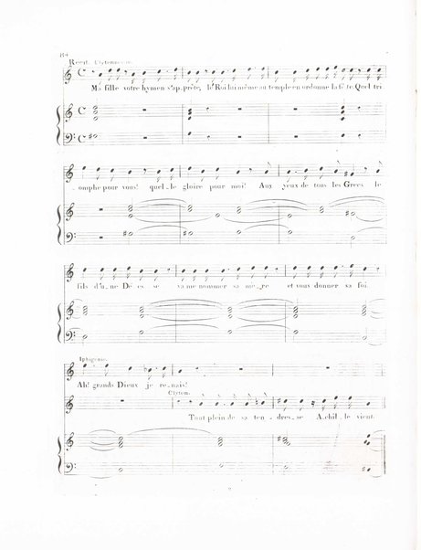 Iphigenie en Aulide : tragédie lyrique en trois actes / musique de Gluck