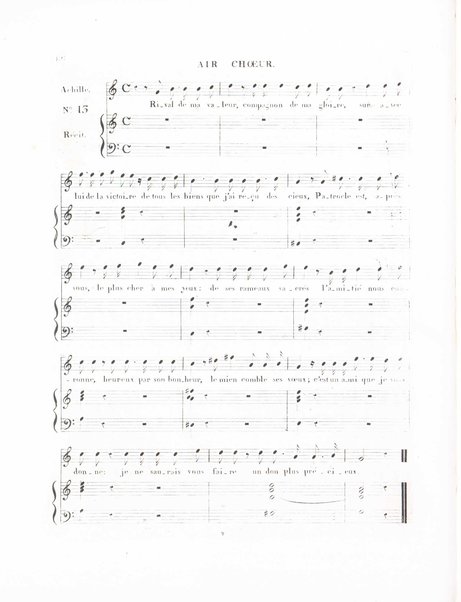 Iphigenie en Aulide : tragédie lyrique en trois actes / musique de Gluck