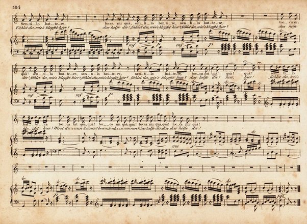 Don Juan : Oper in zwei Aufzügen / von W. A. Mozart ; nebst einem Anhang von später eingelegten Stücken ; Klavierauszug von A. E. Müller